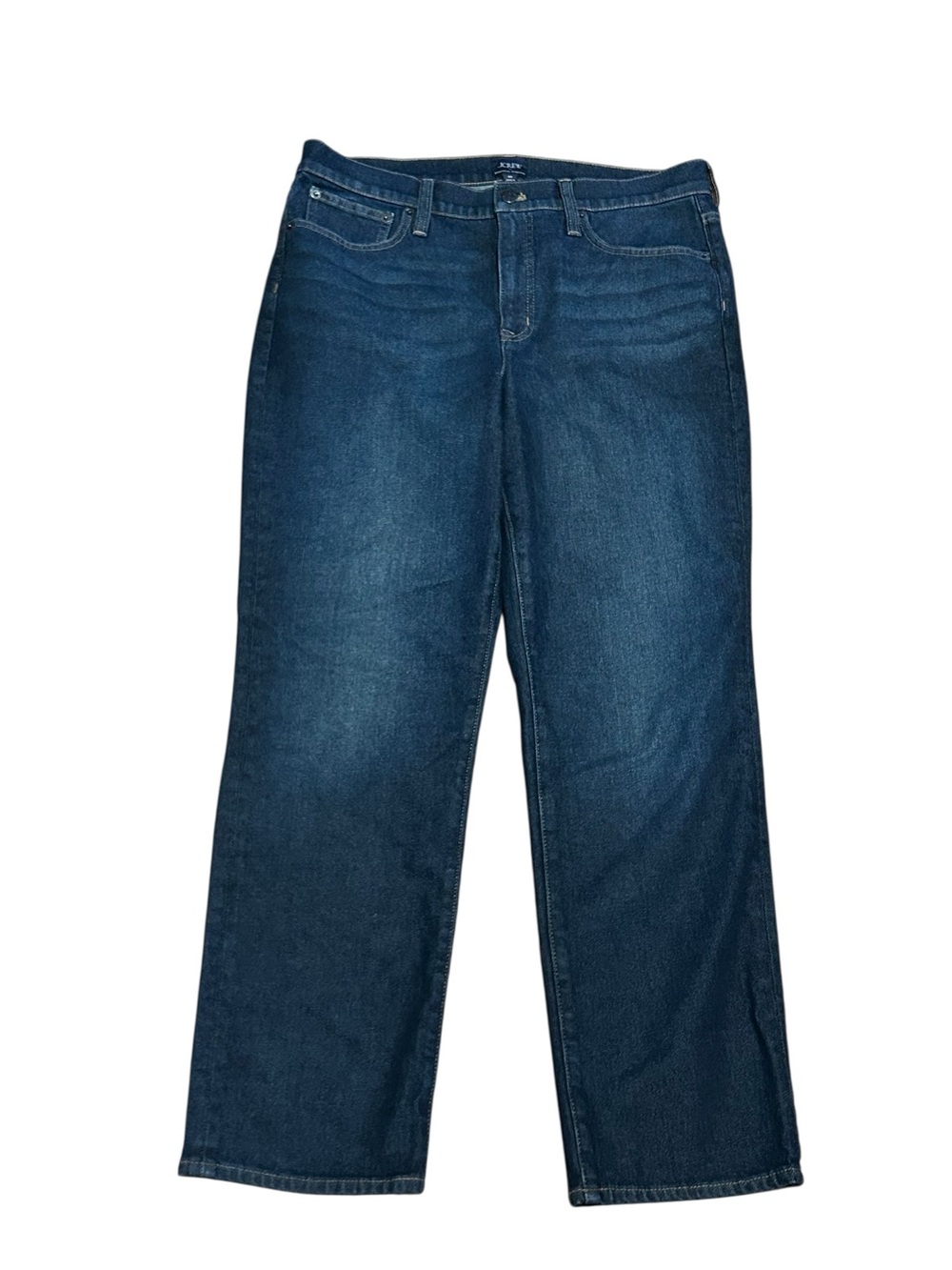 J. Crew Women's Dark Blue Straight-Leg Jeans